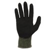Proflex By Ergodyne ANSI A4 Nitrile Coated CR Gloves, Green, Size S 7042